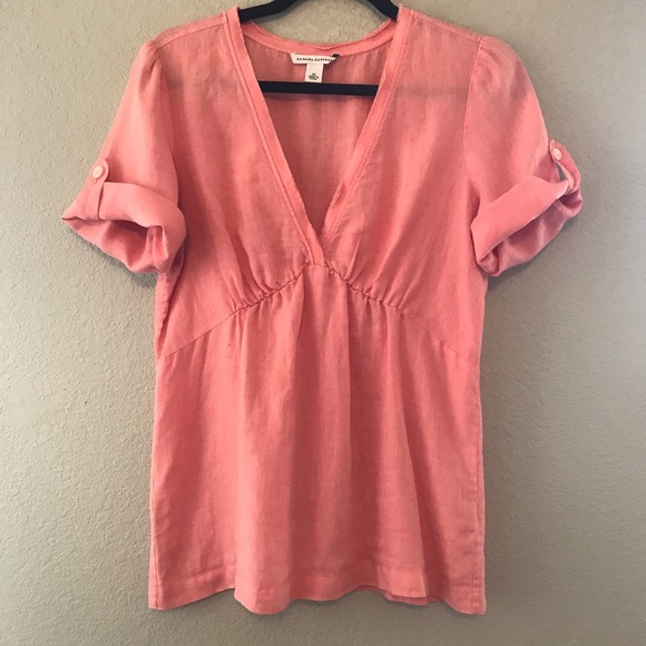 Banana Republic Tops - Banana Republic Empire Top with Shirred Back Sz M